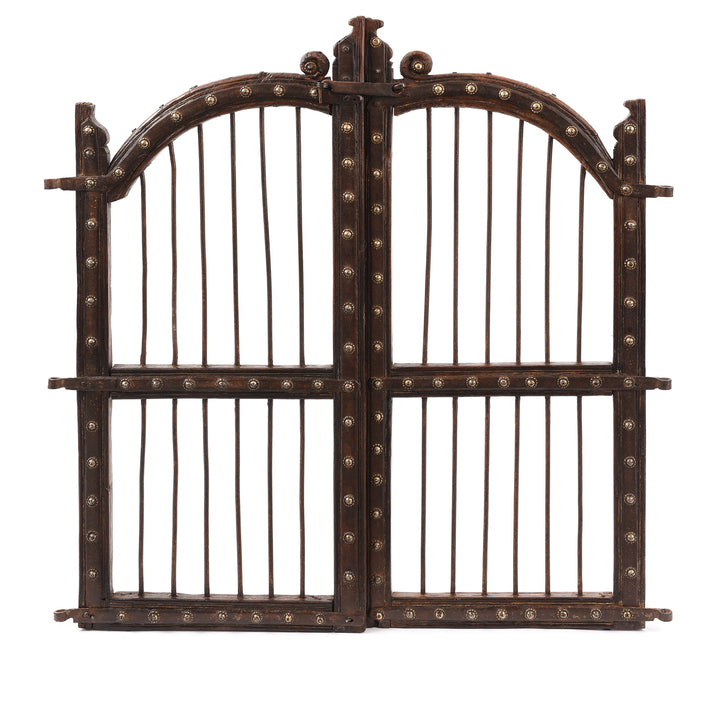 Antique Rosewood Jali Dog Gate From Gujarat| Indigo Antiques