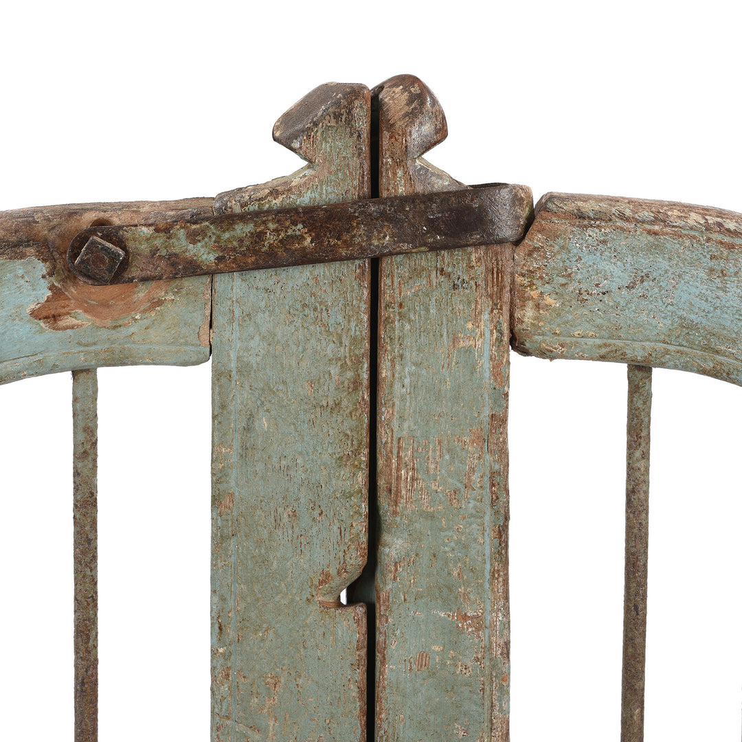 Latch Detail From Teak Dog Gate From Gujarat - 19th Century | Indigo Antiques