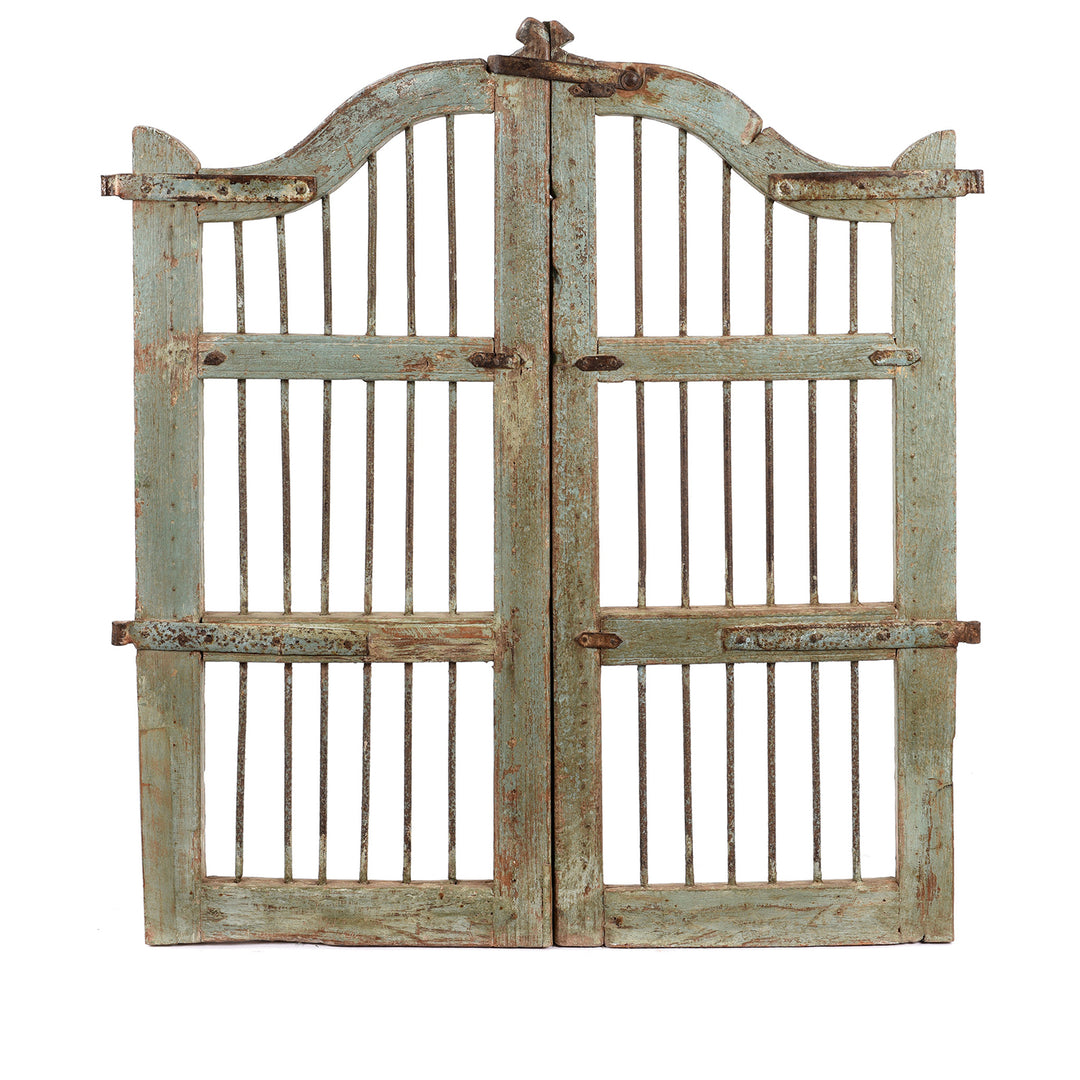Teak Dog Gate From Gujarat - 19th Century | Indigo Antiques
