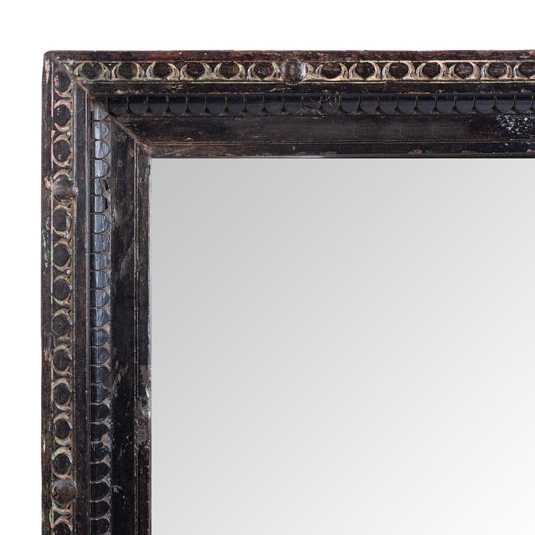 Corner Detail From Old Teak Mirror From Rajasthan | Indigo Antiques