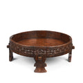 Indian Chakki Coffee Table From Rajasthan - 19th Century