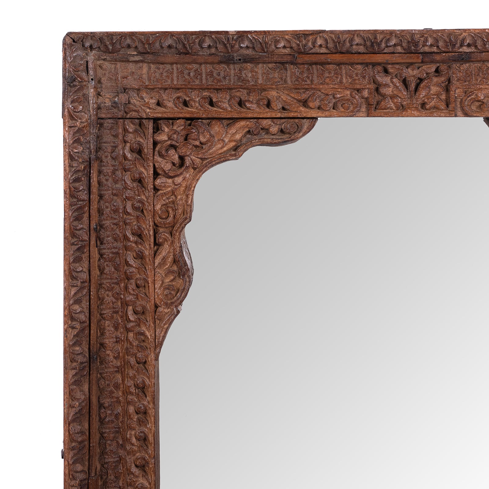 Antique Indian Window Mirror From Shekhawati | Indigo Antiques