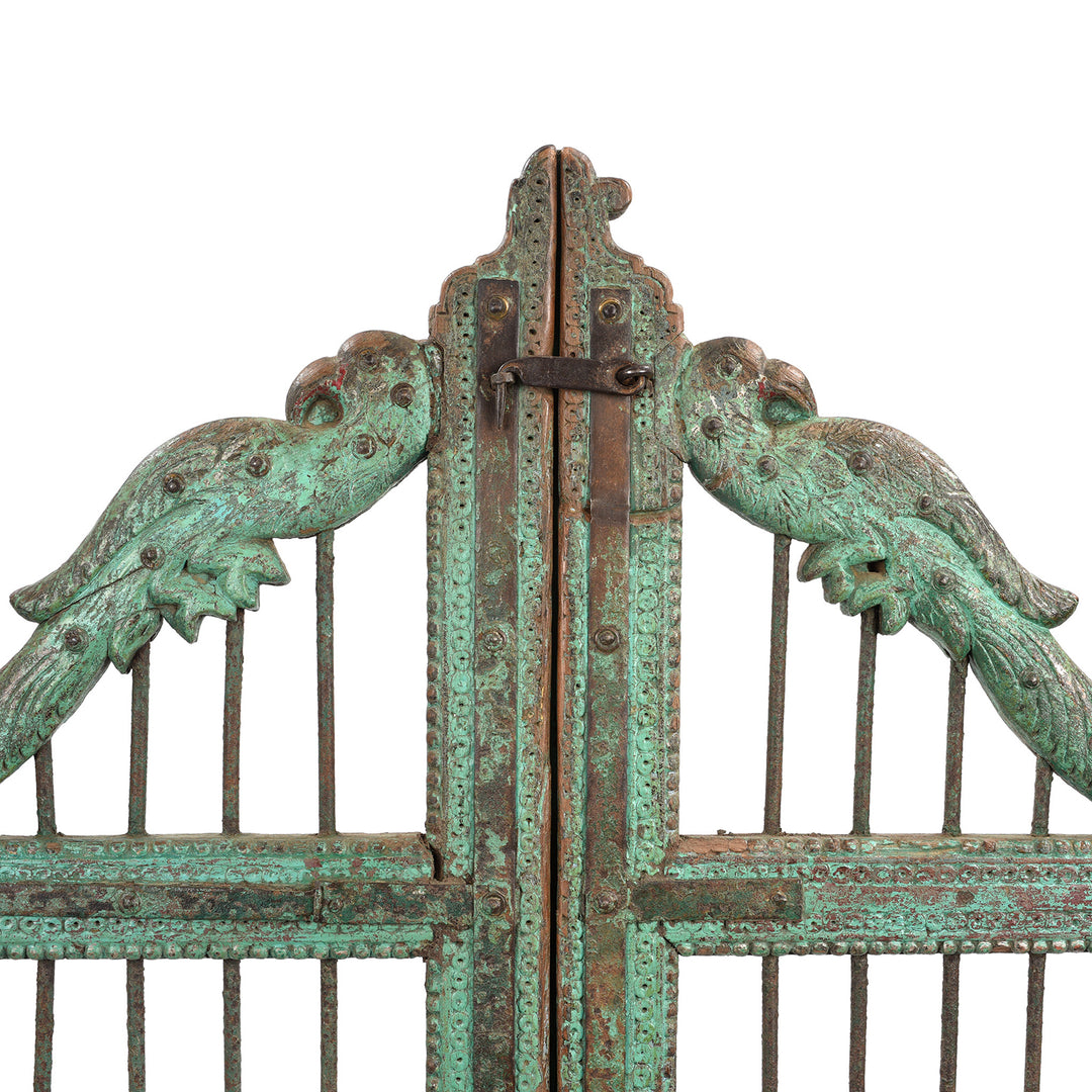 Parrot Detail From Teak Dog Gate From Gujarat - 19th Century | Indigo Antiques
