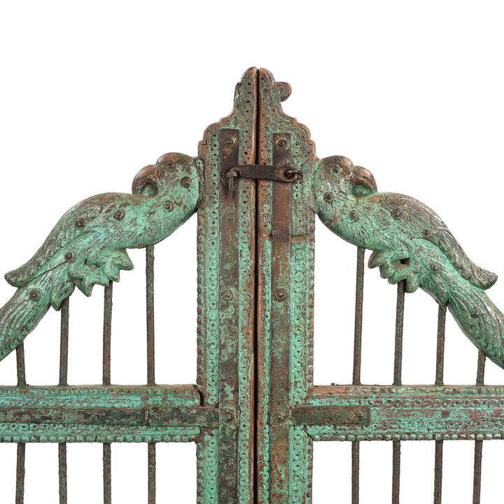 Parrot Detail From Teak Dog Gate From Gujarat - 19th Century | Indigo Antiques