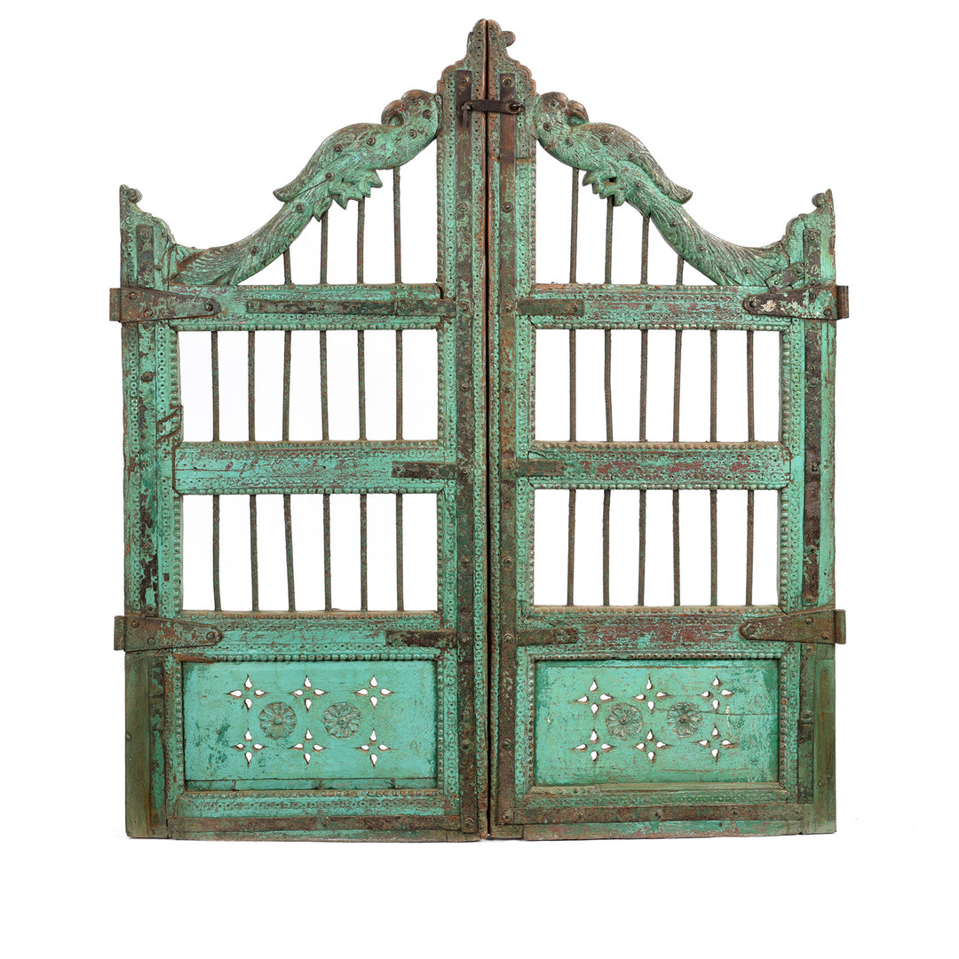 Teak Dog Gate From Gujarat - 19th Century | Indigo Antiques