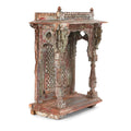 Painted Teak House Shrine From Patan - Early 19th Century
