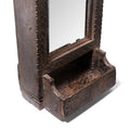 Carved Teak Mirror From Banswara - 19th Century