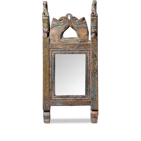 Small Mirror From Banswara Tribal Region - 19th Century