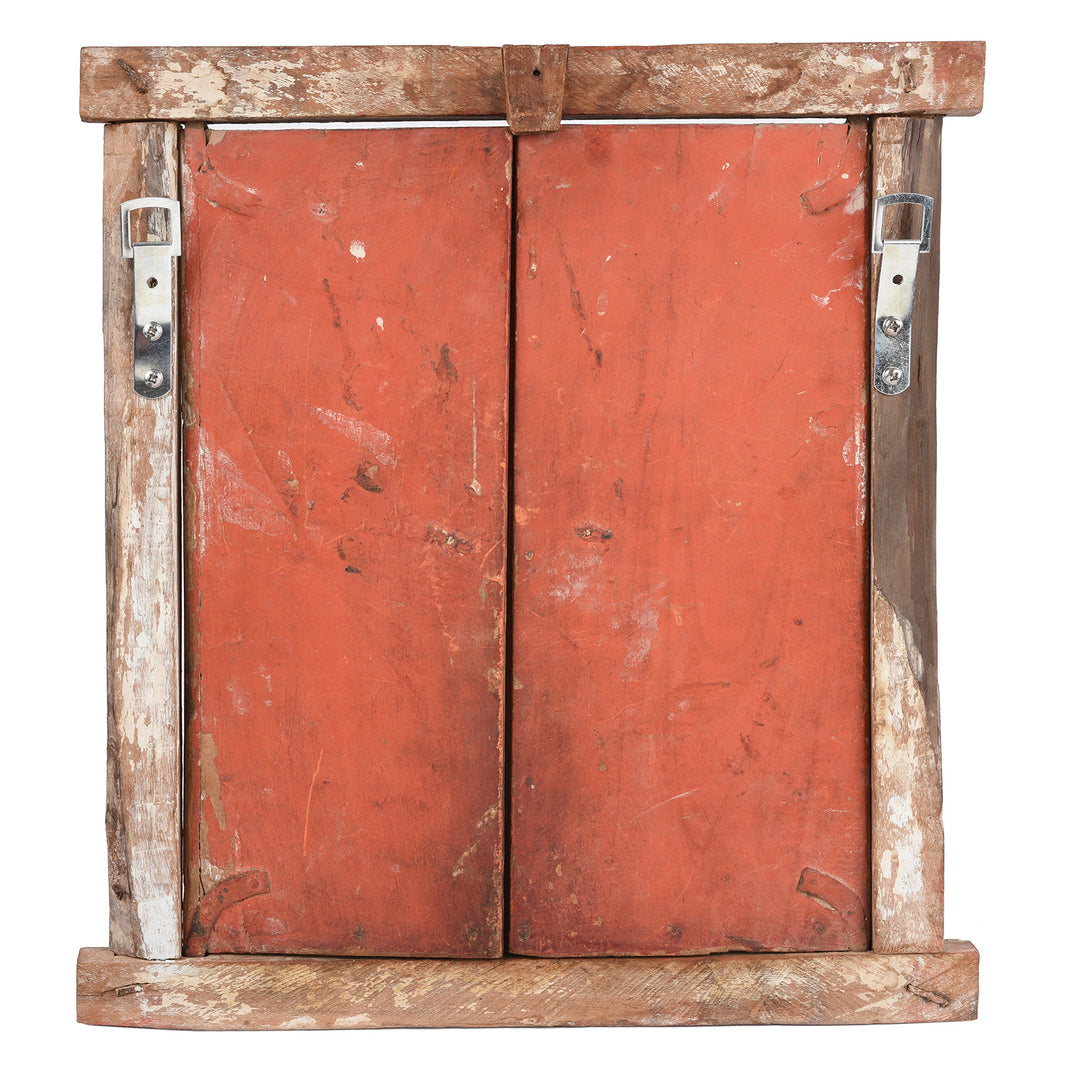 Antique Painted Radha Krishna Shutter From Bikaner | Indigo Antiques