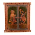 Painted Radha Krishna Shutter From Bikaner - 19th Century