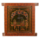 Painted Hanuman Shutter From Bikaner - 19th Century