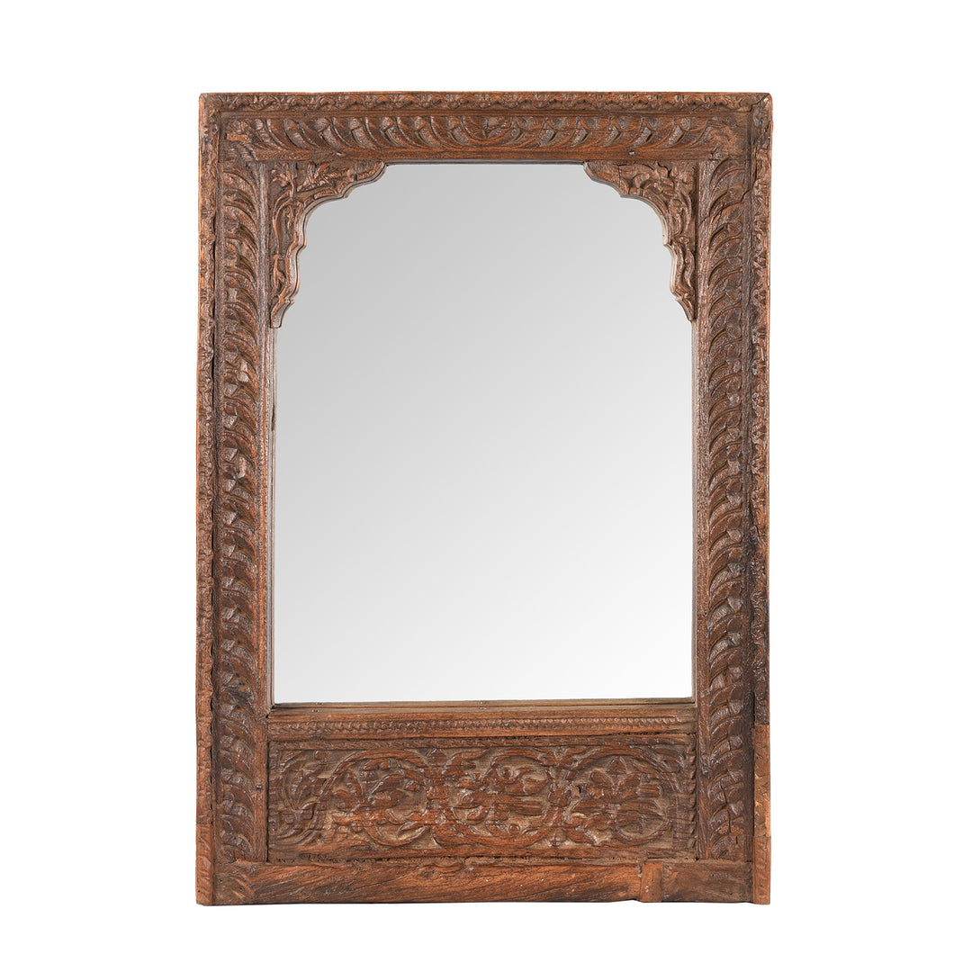 Antique Indian Window Mirror From Shekhawati | Indigo Antiques