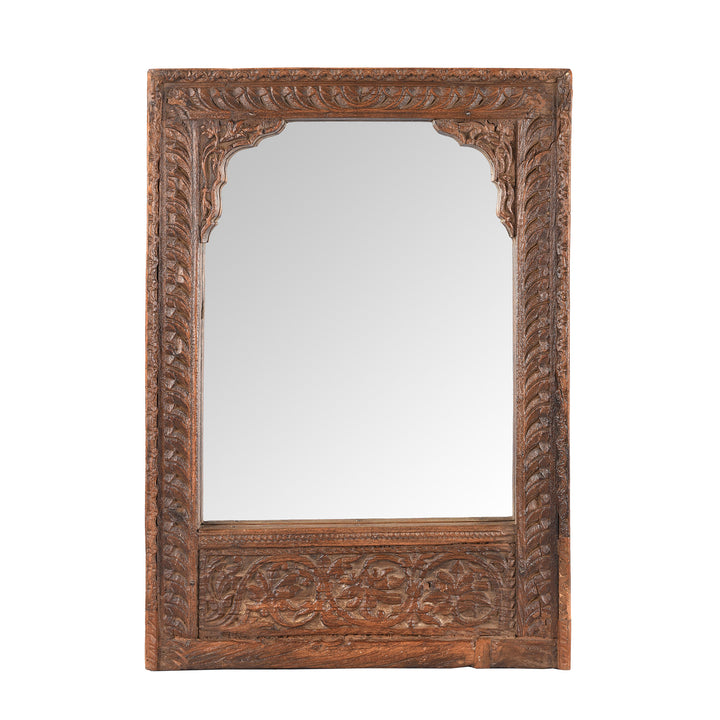 Antique Indian Window Mirror From Shekhawati | Indigo Antiques