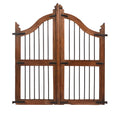 Teak Dog Gate From Gujarat - 19th Century