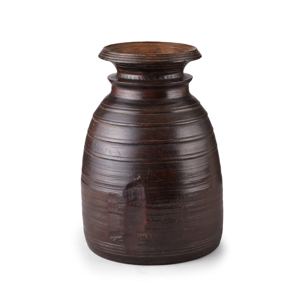 Old Wooden Milk Pot From Himachal Pradesh - 1920