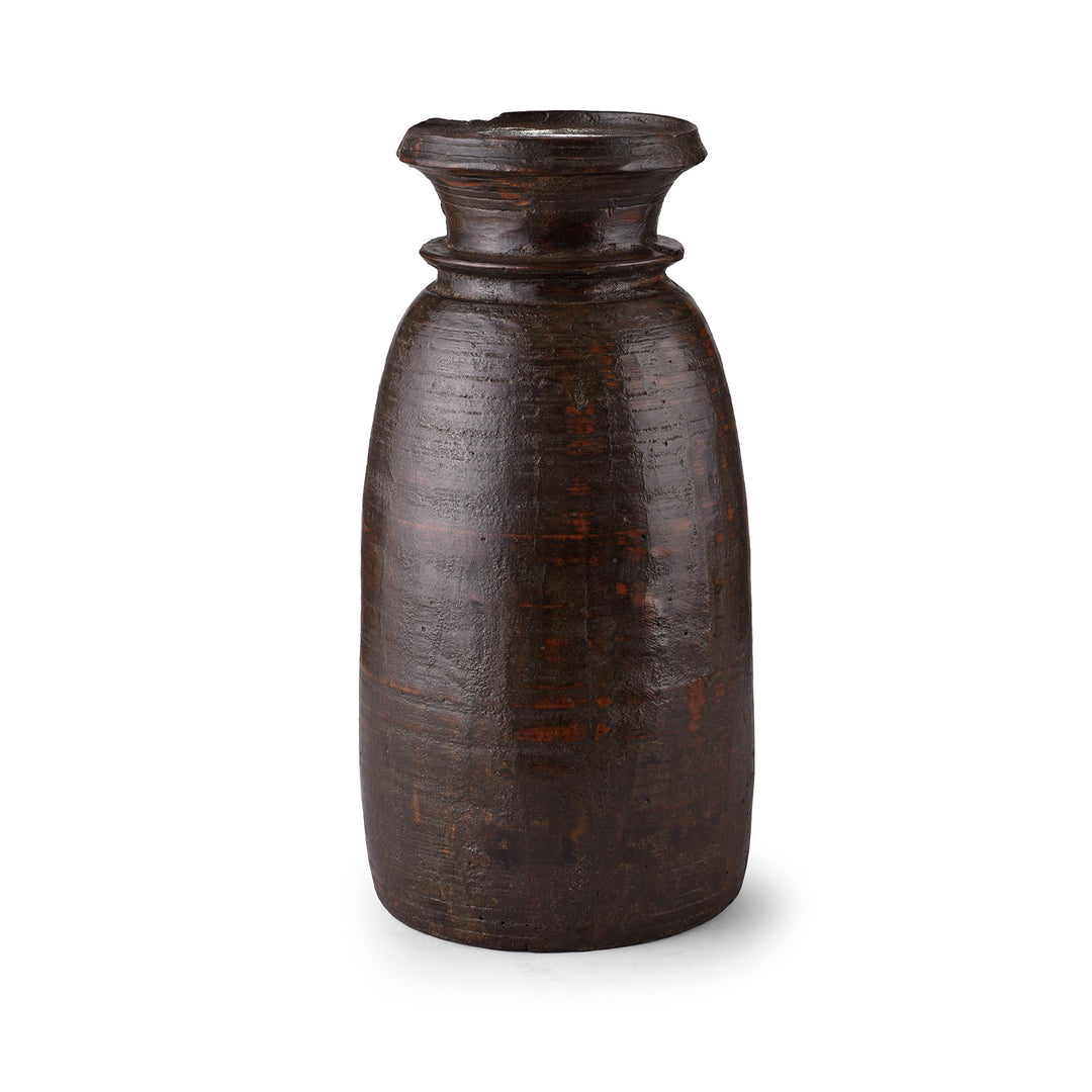 Old Wooden Milk Pot From Himachal Pradesh | Indigo Antiques