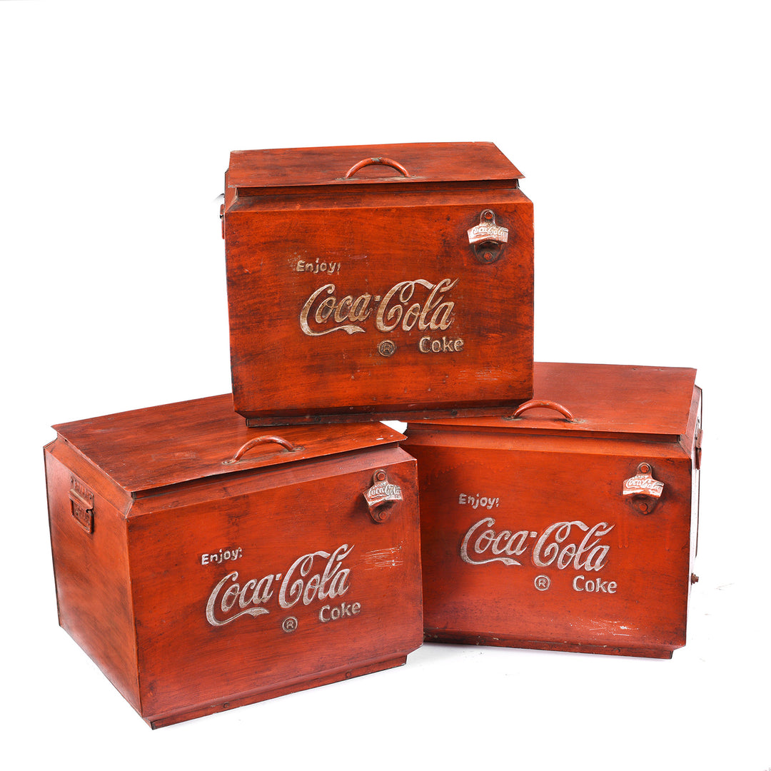 Vintage Coca Cola Cool Box - Ca 1950 | INDIGO ANTIQUES