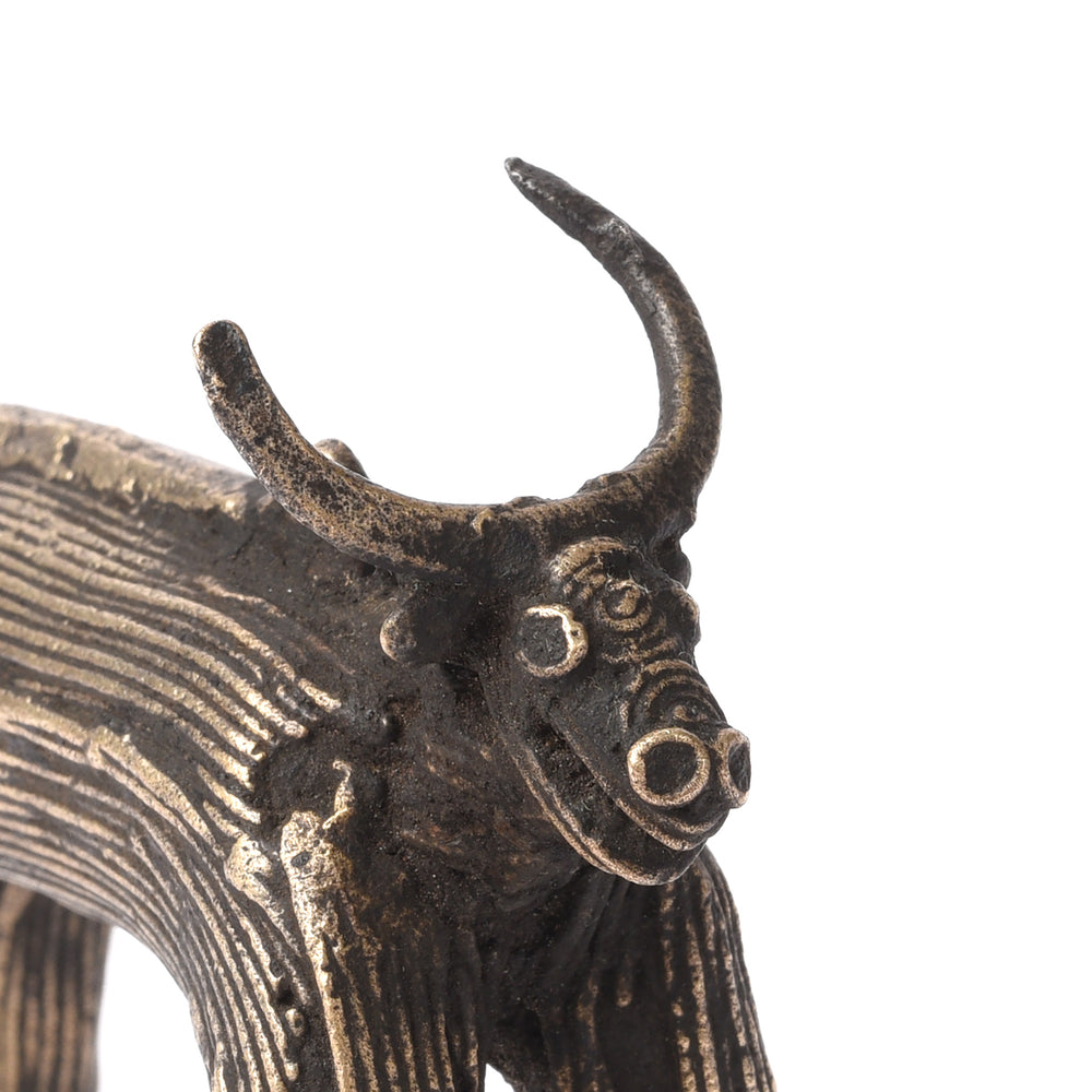 Antique Kondh Dhokra Bronze Zebu Bull From Orissa | Indigo Antiques