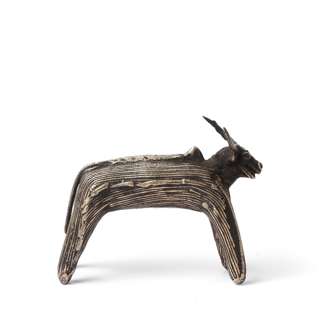 Antique Kondh Dhokra Bronze Zebu Bull From Orissa | Indigo Antiques