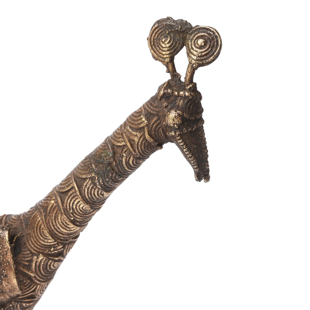 Antique Bronze Kondh Dhokra Tribal Peacock | Indigo Antiques