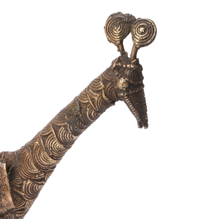 Antique Bronze Kondh Dhokra Tribal Peacock | Indigo Antiques