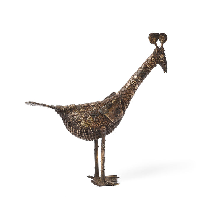 Antique Bronze Kondh Dhokra Tribal Peacock | Indigo Antiques
