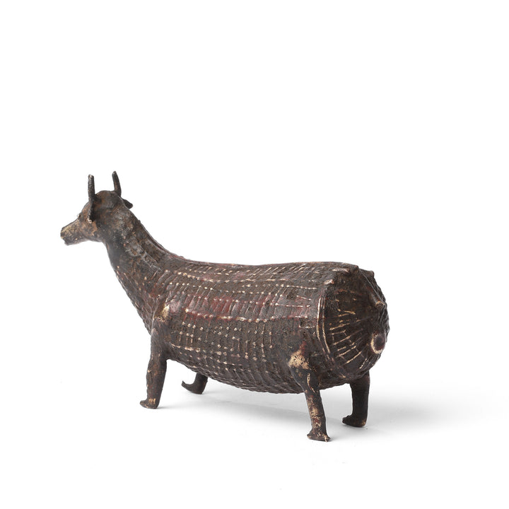 Antique Kondh Dhokra Bronze Zebu Bull From Orissa | Indigo Antiques