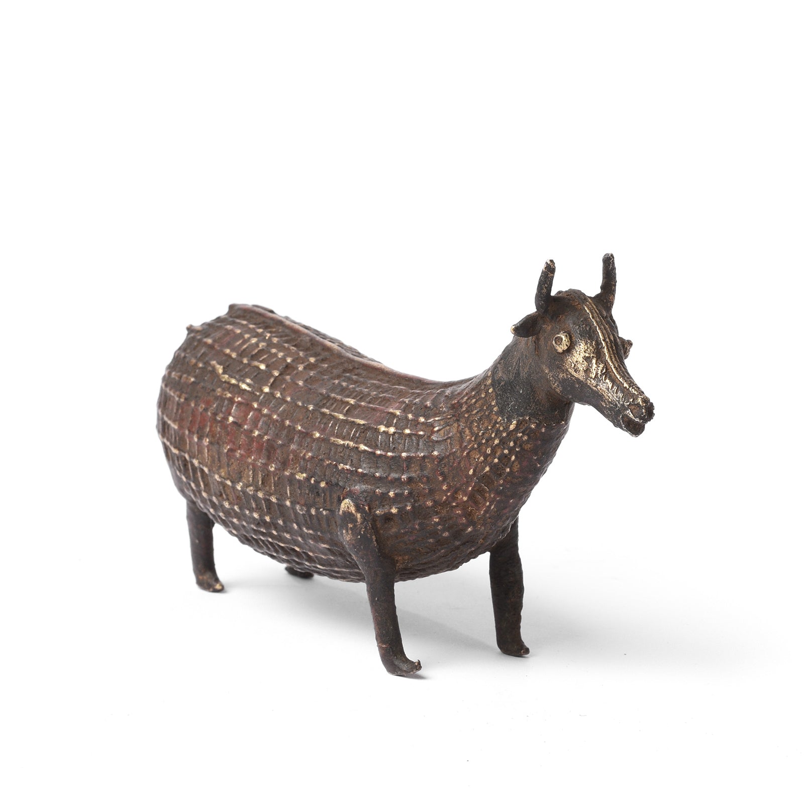 Antique Kondh Dhokra Bronze Zebu Bull From Orissa | Indigo Antiques