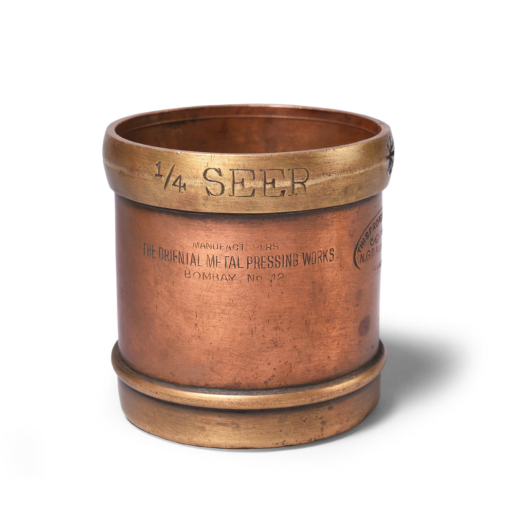 Set Of 3 Brass Measures | Indigo Antiques