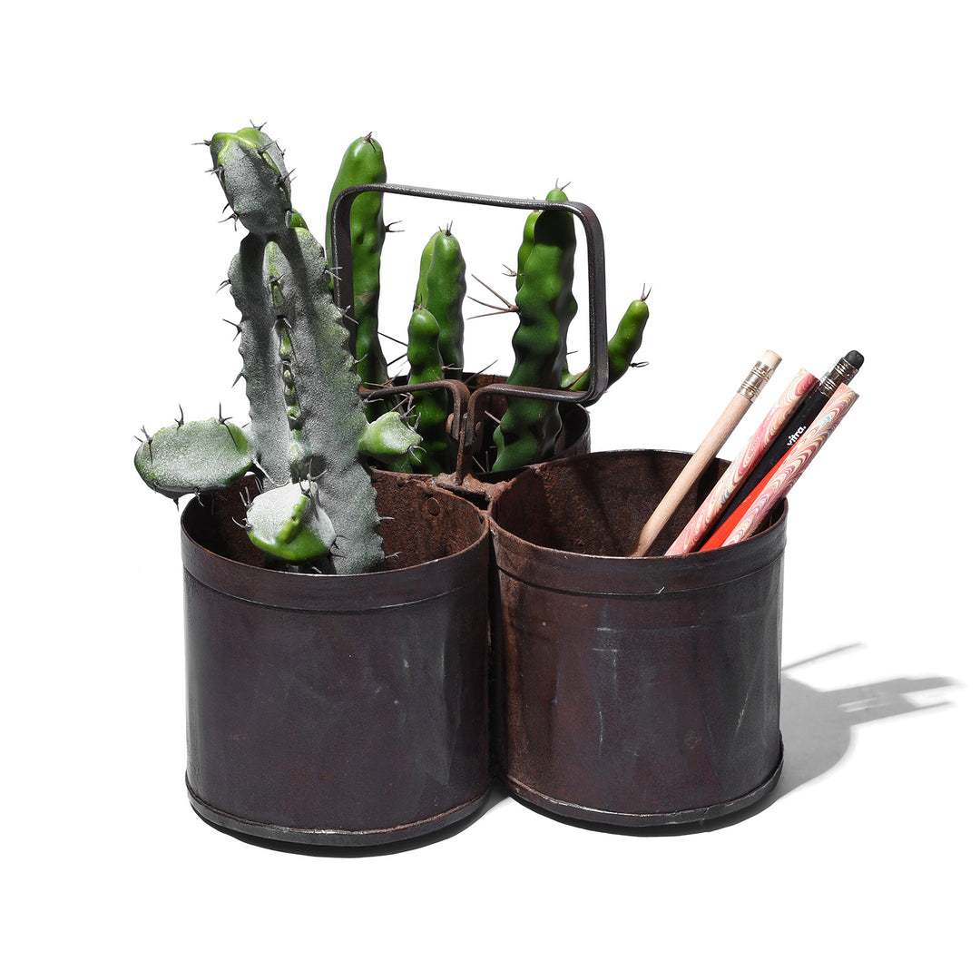 Vintage Iron Bottle Carrier - Various Sizes