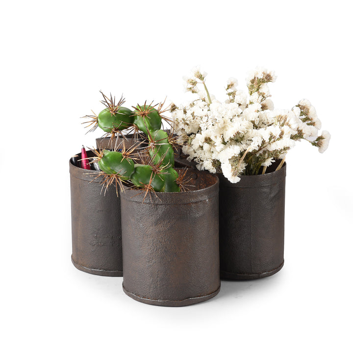 Vintage 4 Way Iron Bottle Carrier - Ca 1950 | Indigo Antiques