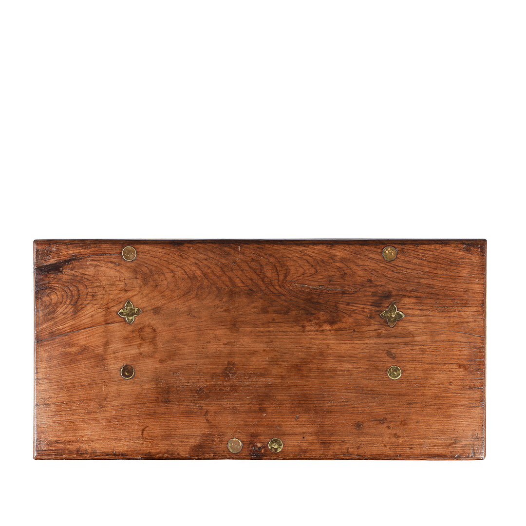 Top Down View Of Antique Carved Malabar Chest From Kutch | Indigo Antiques