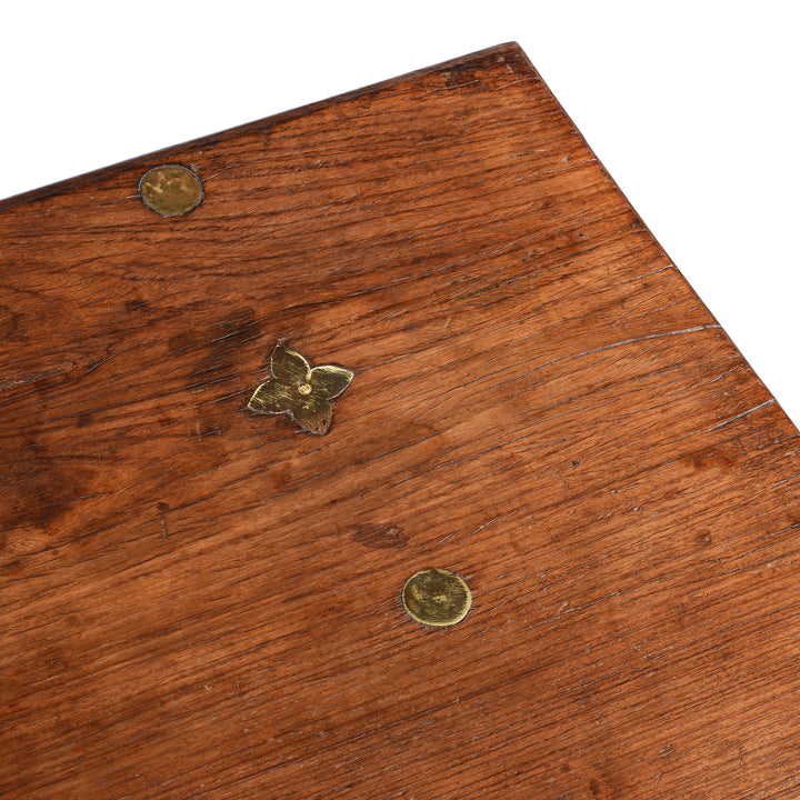 Surface Detail From Antique Carved Malabar Chest From Kutch | Indigo Antiques