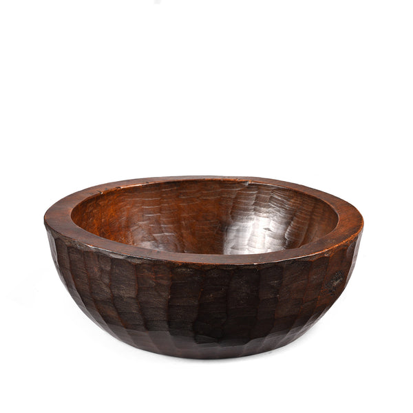 Indian Teak Parath Bowl From Rajasthan - Ca 1920 Indian Teak Parath Bowl From Rajasthan - Ca 1920