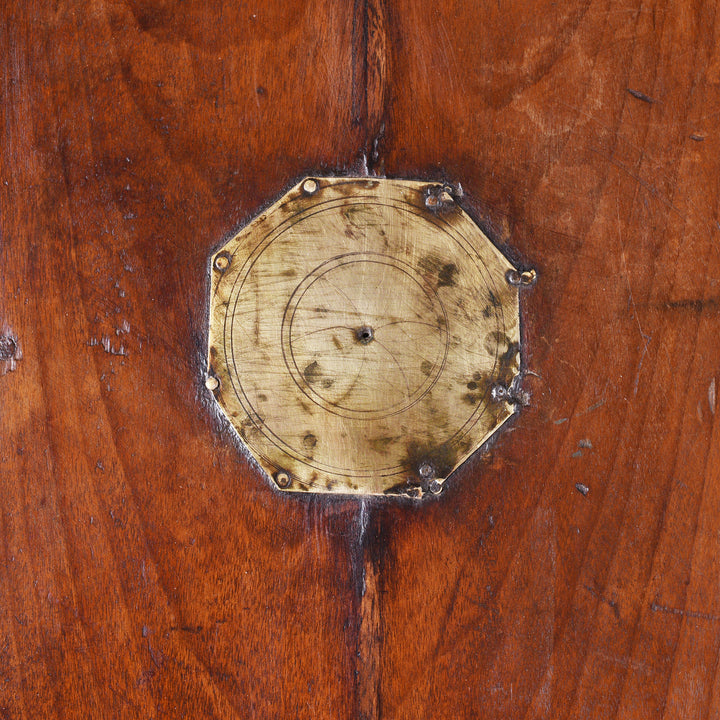Surface Detail From Square Roheda Bajot Low Table From Shekhawati  | Indigo Antiques
