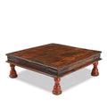 Square Roheda Bajot Low Table From Shekhawati  | Indigo Antiques