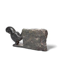 Soapstone Peacock Turban Hanger From Dungapur - 19th Century