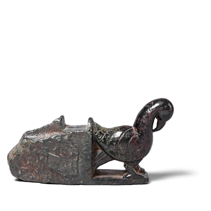 Antique Stone Khunti Parrot Turban Hanger | Indigo Antiques