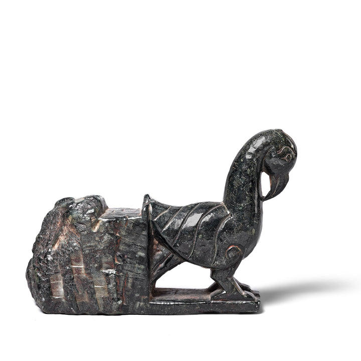 Antique Stone Khunti Parrot Turban Hanger | Indigo Antiques