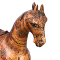 Polychromed Indian Horse Figure From Surat - 19th Century