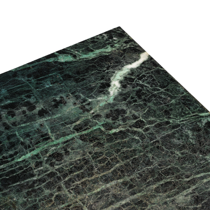 Marble detail From Old Painted Glazed Sideboard With Green Marble Top | Indigo Antiques