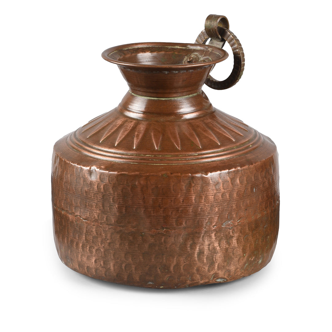 Copper Water Pot From Nepal | Indigo Antiques