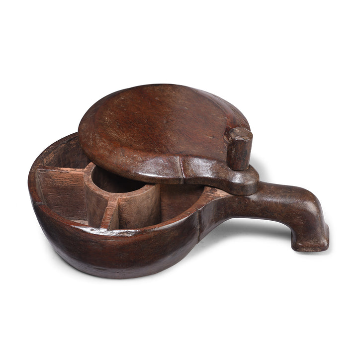Teak Masala Box From Banswara - Ca 1900 | Indigo Antiques