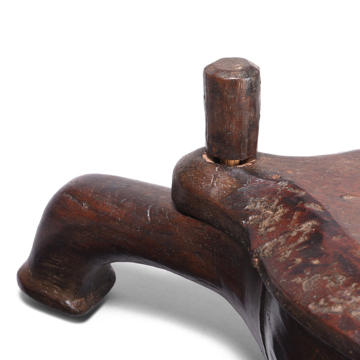 Detail From Teak Masala Box From Banswara - Ca 1900 | Indigo Antiques