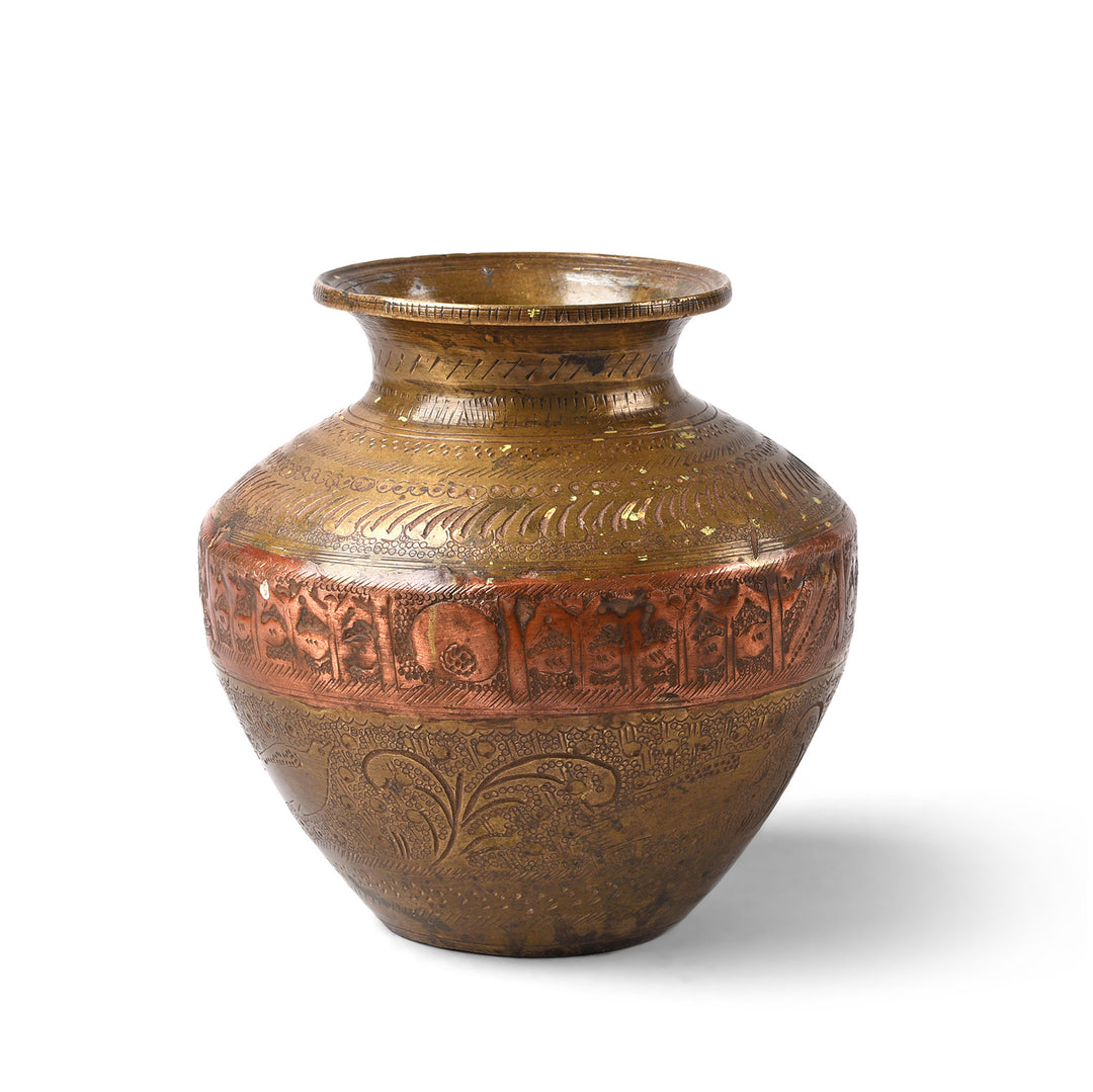 Ganga Jumna Ravitra Pani Lota From Haryana - 19th Century| Indigo Antiques