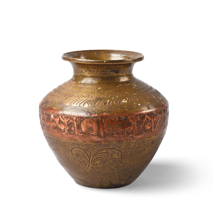 Ganga Jumna Ravitra Pani Lota From Haryana - 19th Century| Indigo Antiques