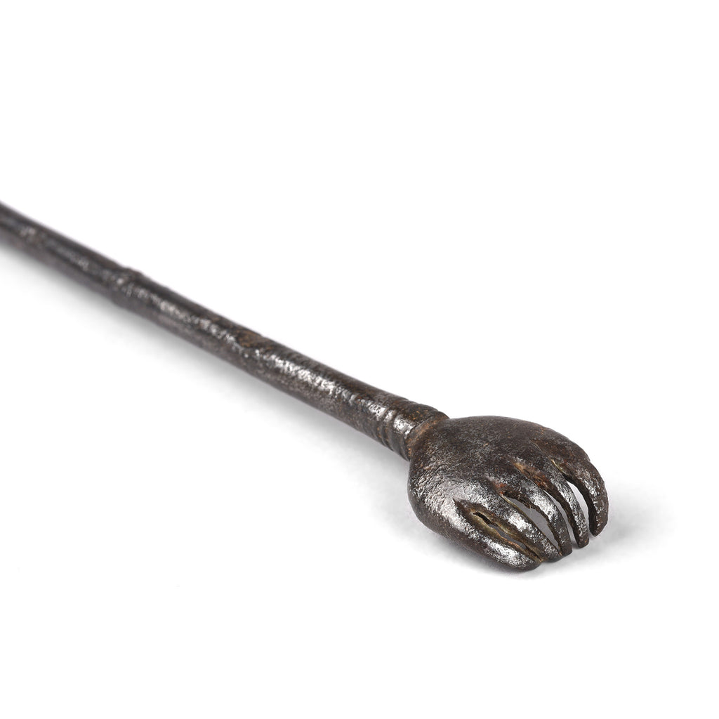 Iron Back Scratcher From Rajasthan - 19th Century