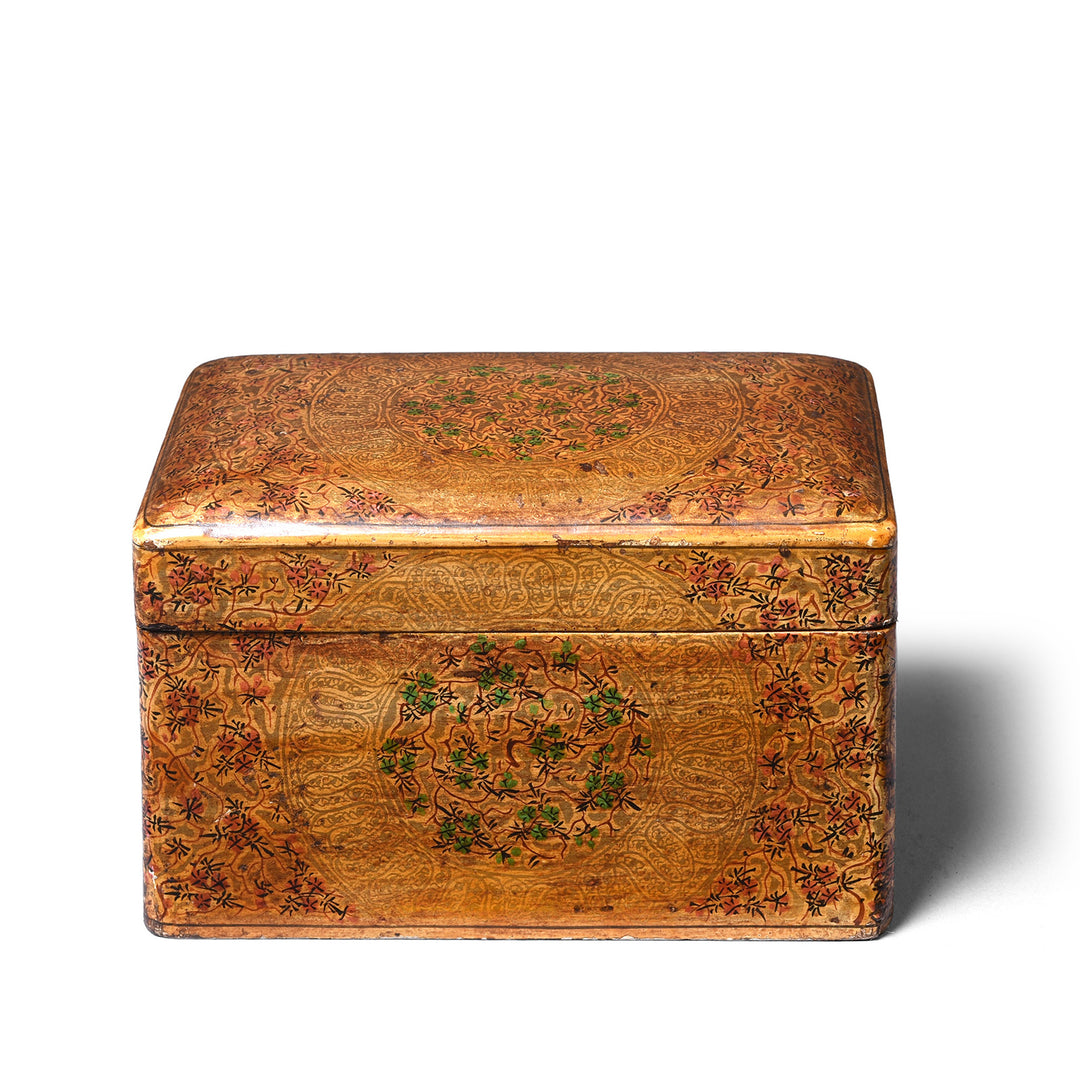 Vintage Painted Kashmiri Card Box | Indigo Antiques