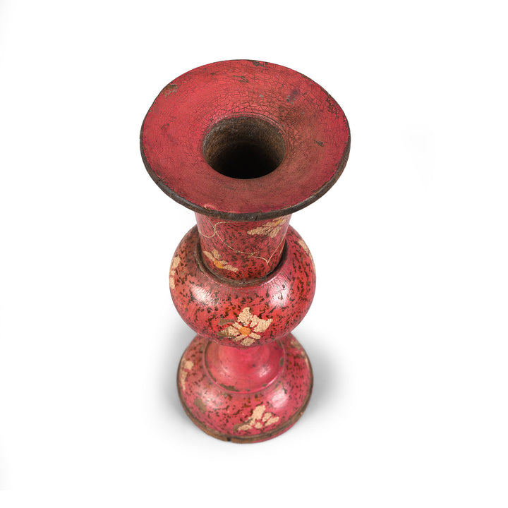 Turned Lacquer Vase From Sindh | Indigo Antiques