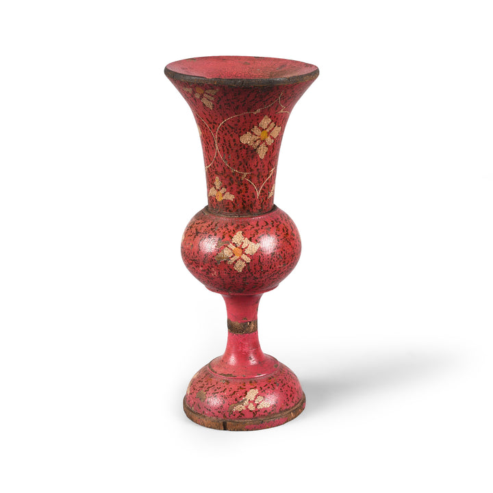 Turned Lacquer Vase From Sindh | Indigo Antiques